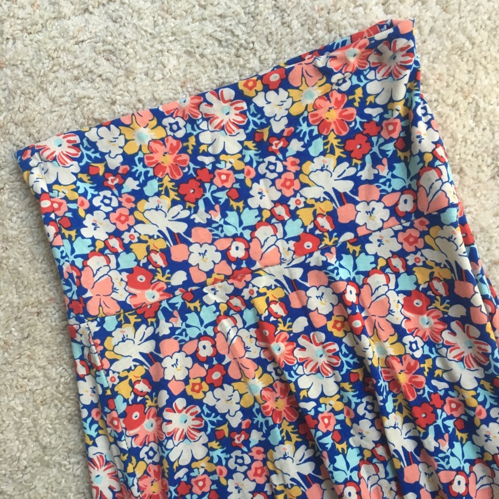 LulaRoe Floral Maxi Skirt